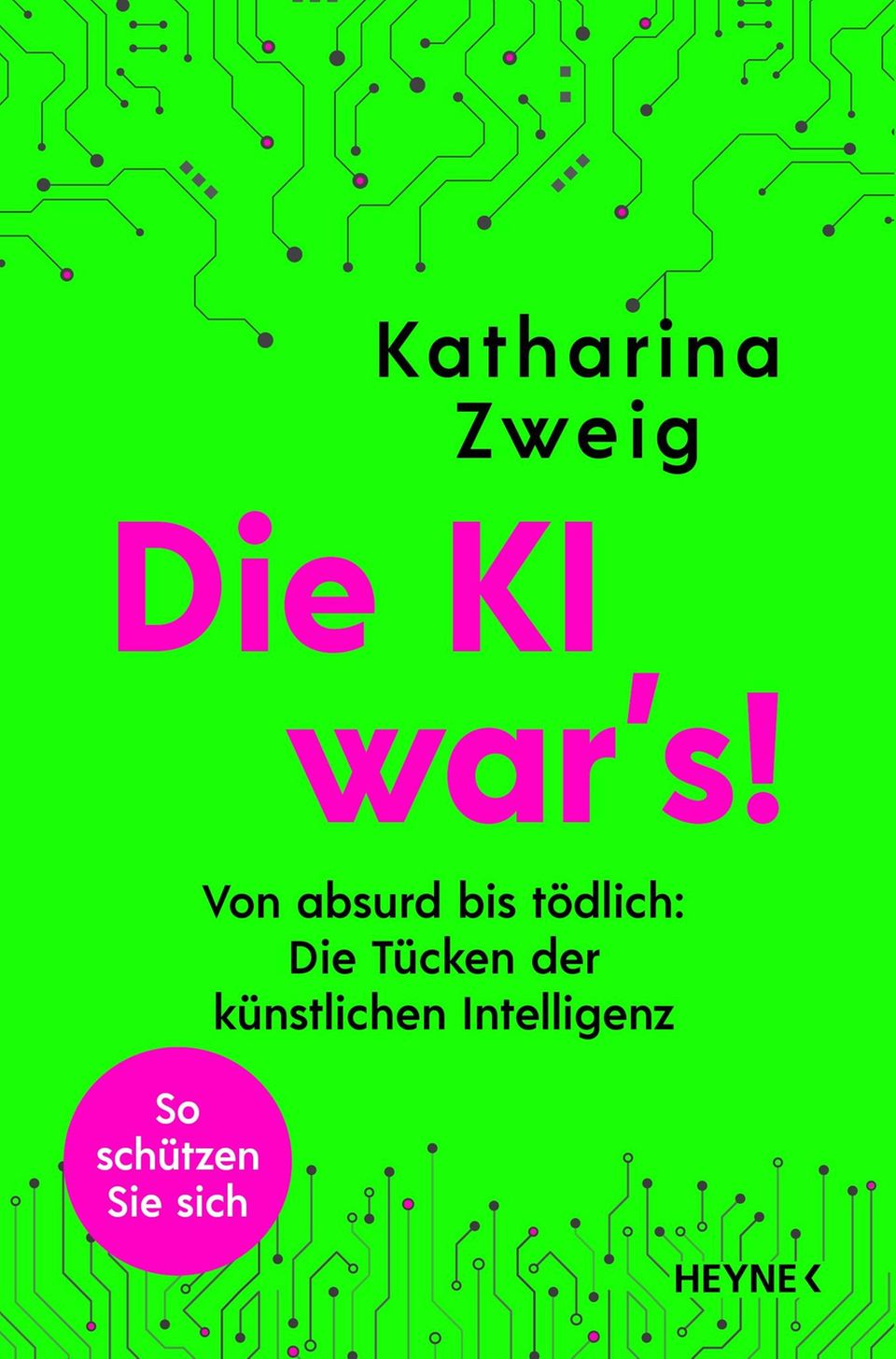 Book cover: “It was the AI” by Kaharina Zweig