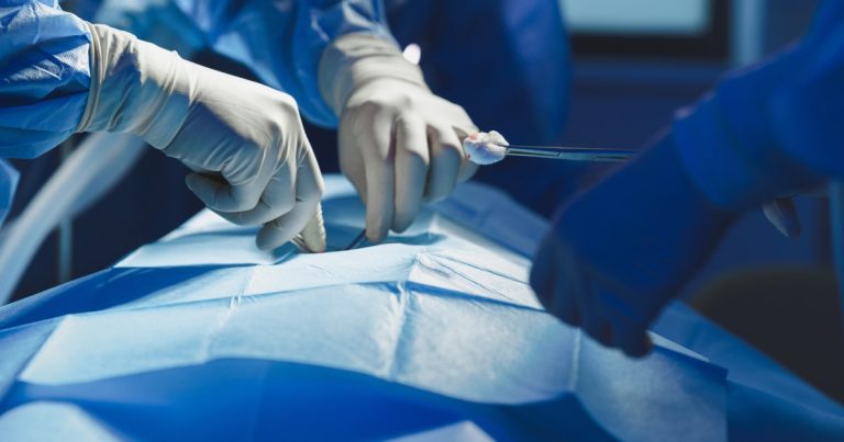 A woman accuses her surgeon of leaving a sponge inside her when he ...