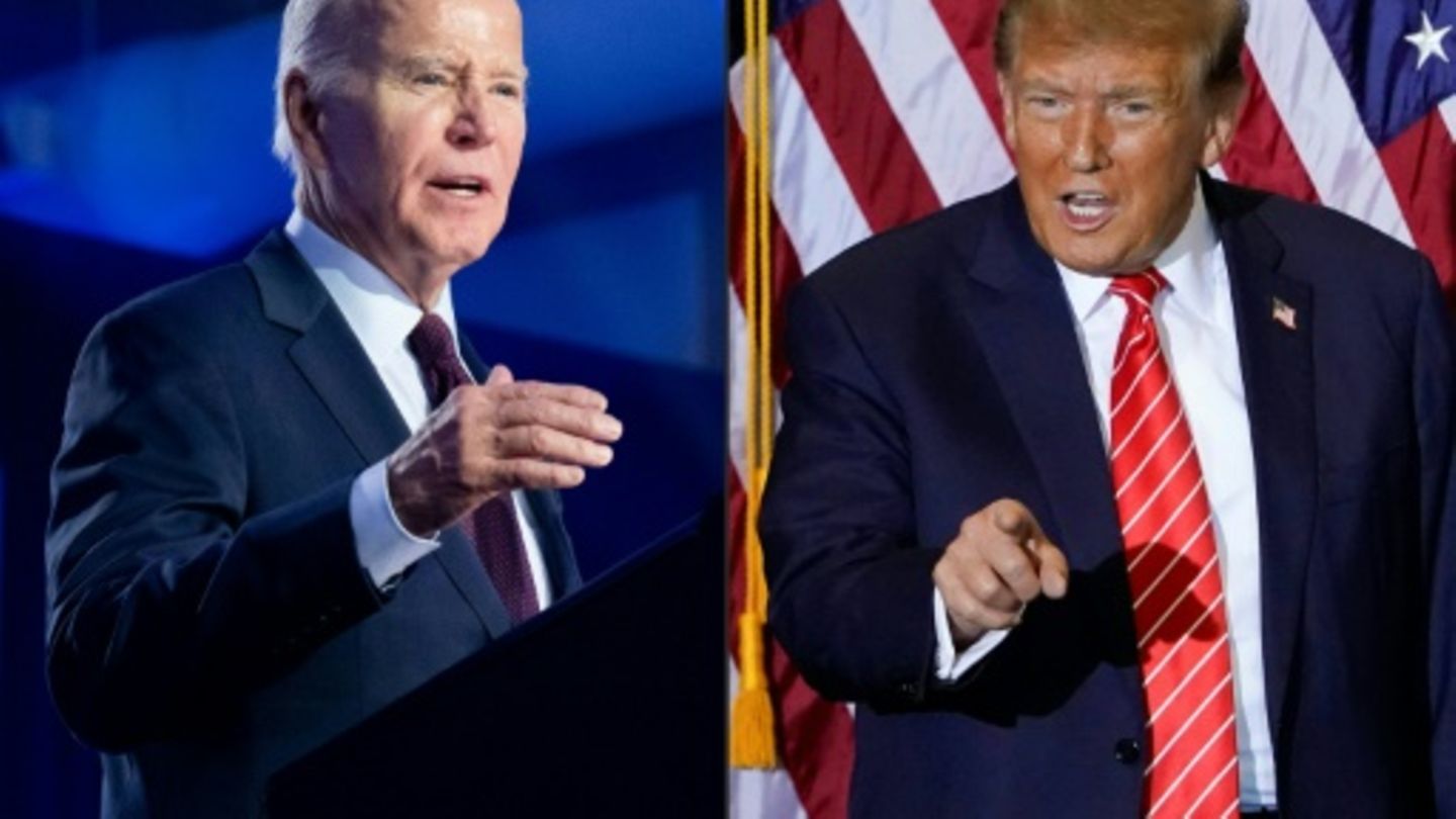 Amtsinhaber Biden, Ex-Präsident Trump