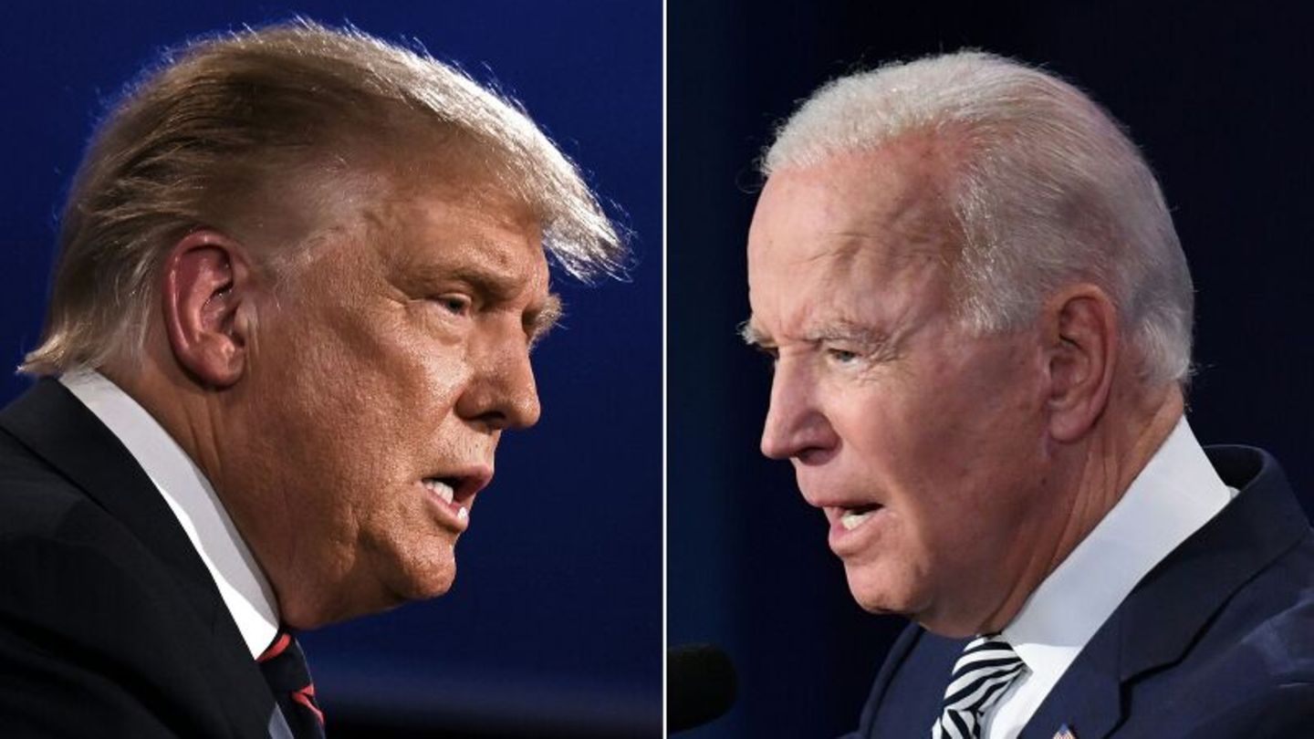 Donald Trump und Joe Biden treffen bei der Präsidentschaftswahl 2024 erneut als Kandidaten aufeinander