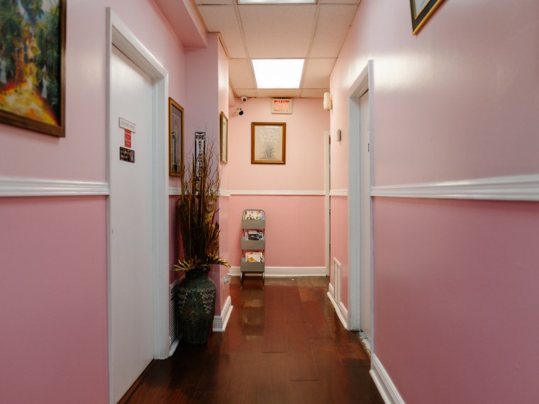 Interior hallway of A Hialeah Woman's Care Center