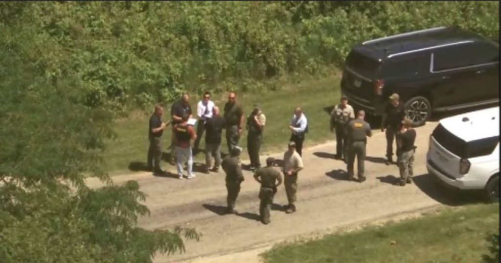 Three police officers are injured when responding to a call at a house ...