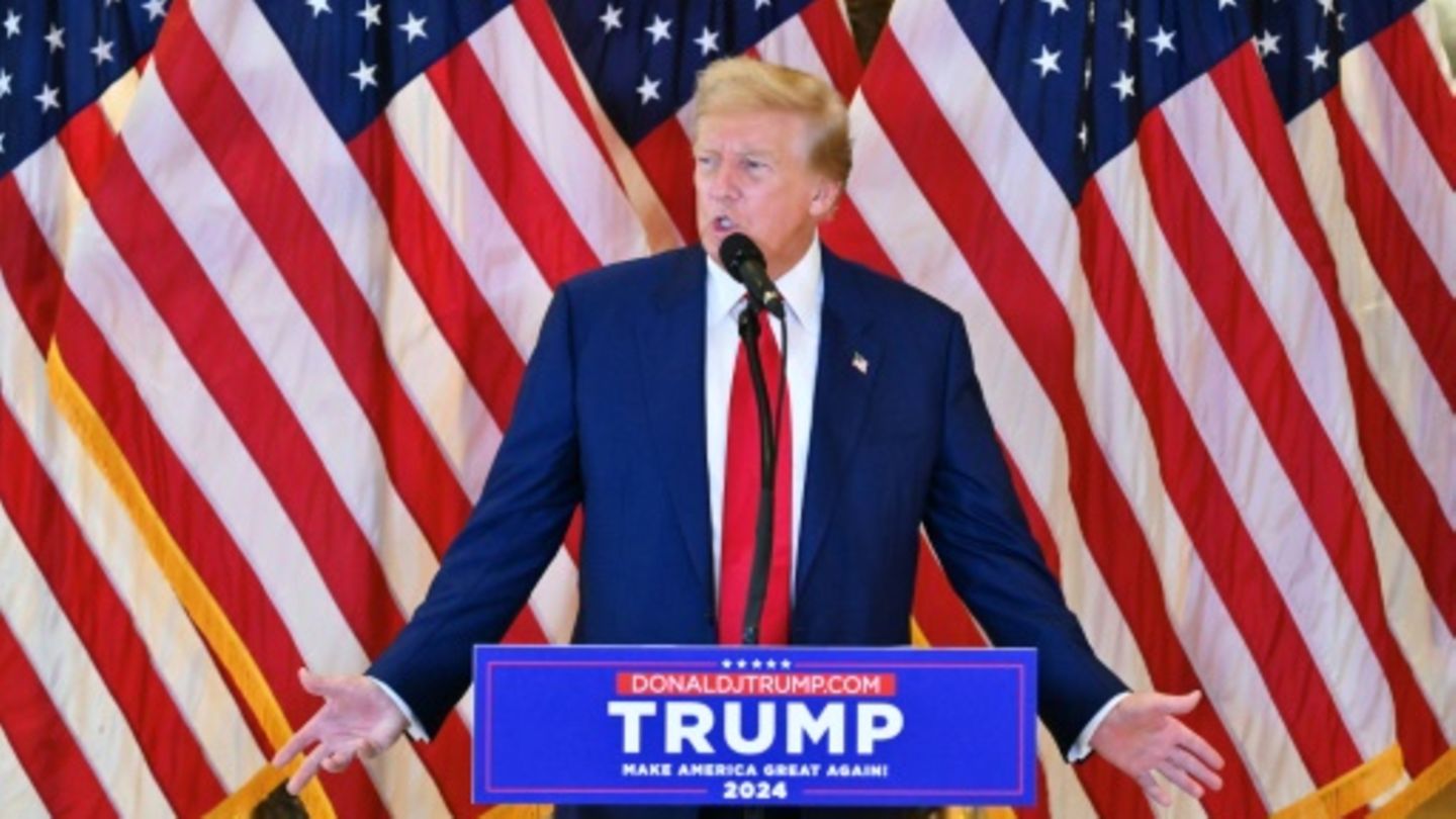 Trump nach seiner Verurteilung in New York