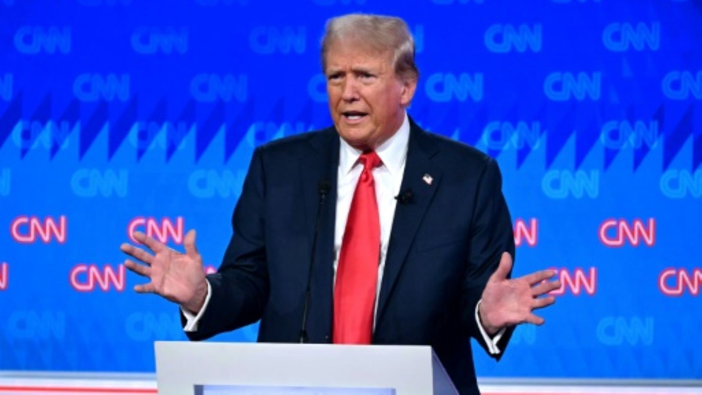 Donald Trump bei CNN-Fernsehduell