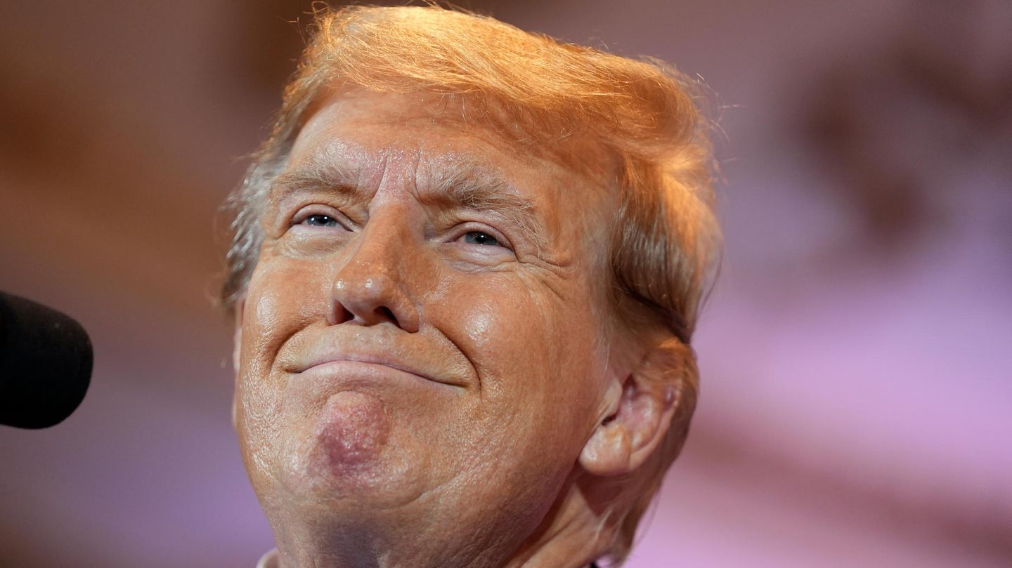 Donald Trump bei einer Wahlkampf veranstaltung