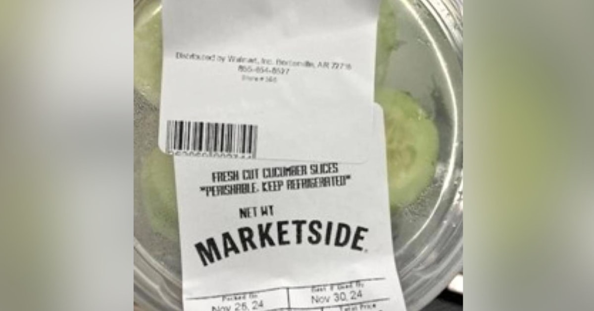 Walmart recalls cucumber slices sold in Texas due to salmonella risk