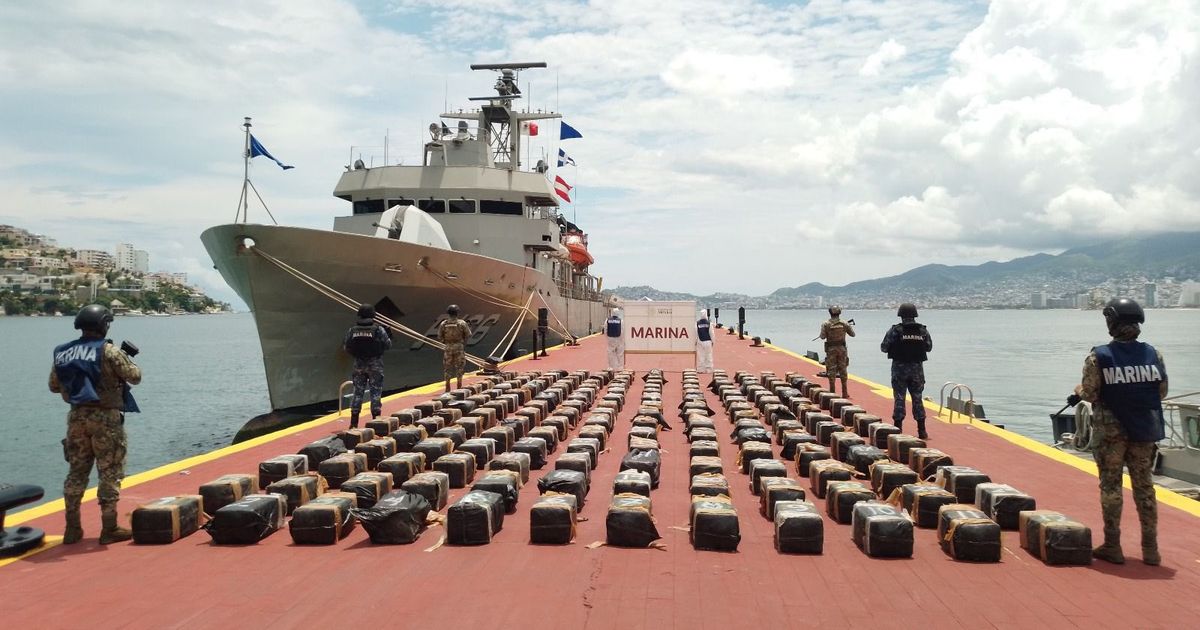 They seize 2.8 tons of cocaine during three military operations in Mexico