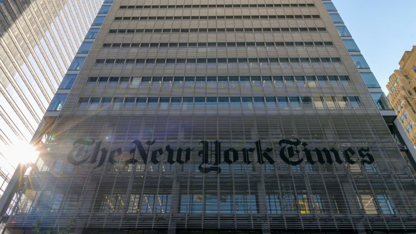 Das Gebäude der "New York Times"