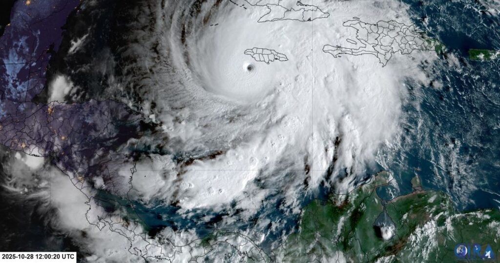 Eye of Hurricane Melissa leaves Jamaica and heads towards Cuba