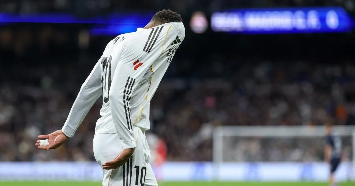 Kylian Mbappé misses the return leg against Benfica due to a knee injury and sets off alarm bells at Real Madrid
