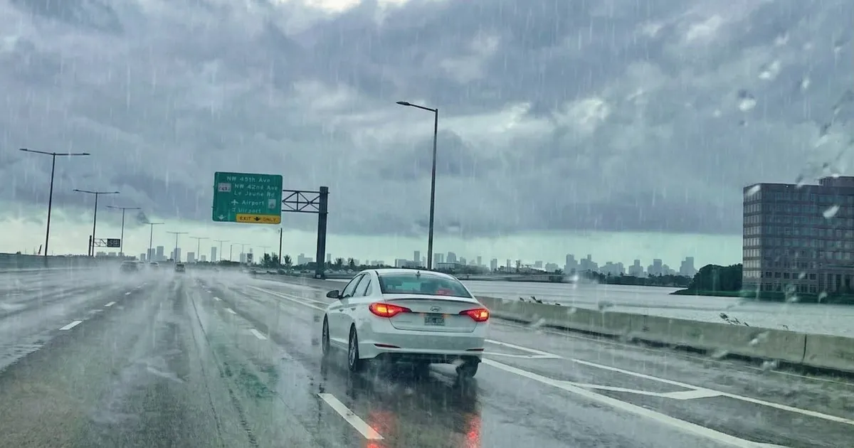 Torrential rains dump up to six inches of water in Miami-Dade