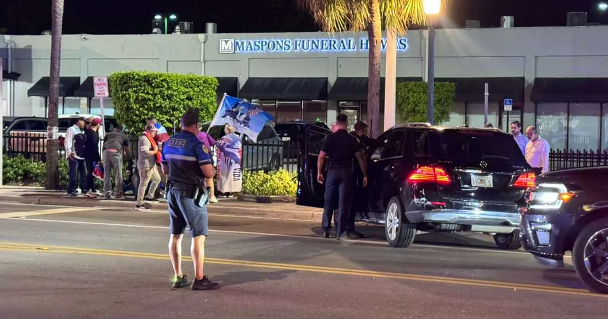 Traffic accident during demonstration in Miami leaves three people convalescing