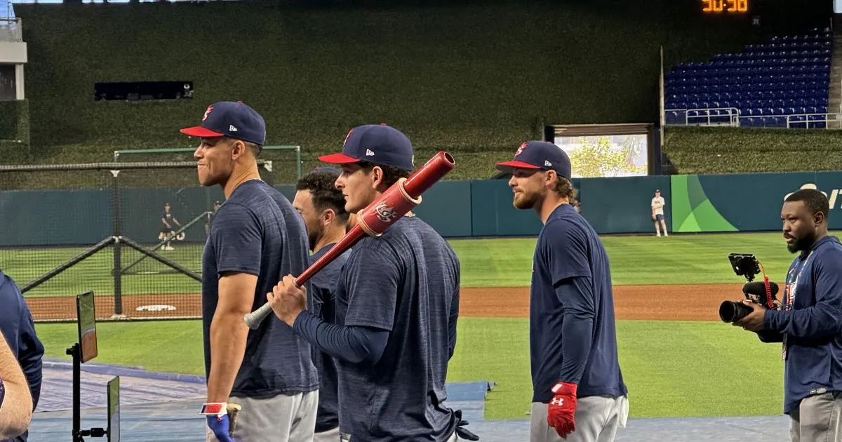 USA stages a "home run derby" in practice a day before the World Classic final