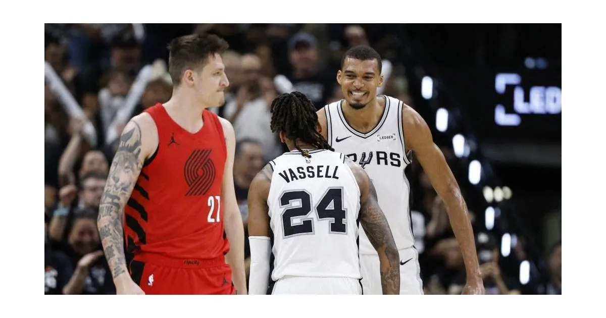 Spurs eliminate Trail Blazers and advance with Victor Wembanyama dominant