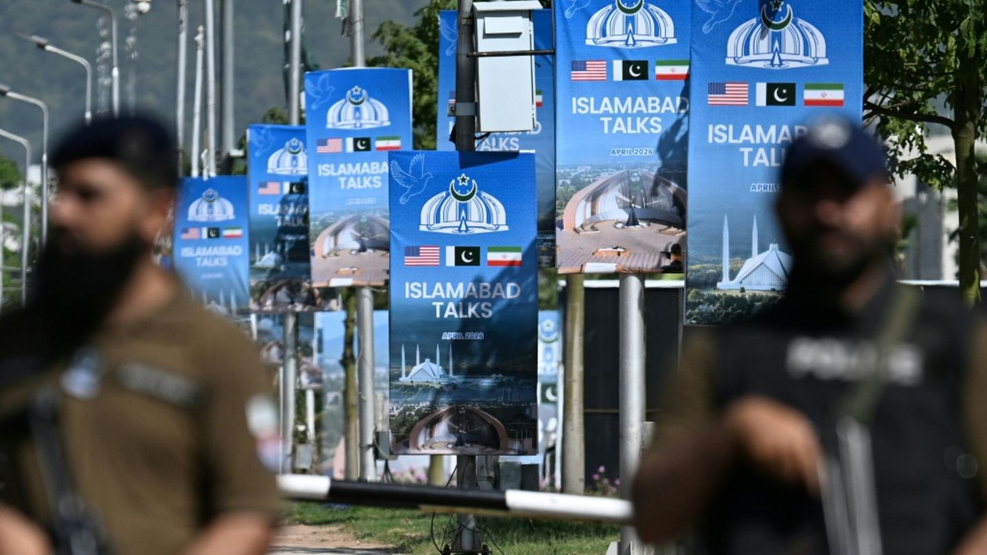 Sicherheitskräfte in Pakistans Hauptstadt Islamabad