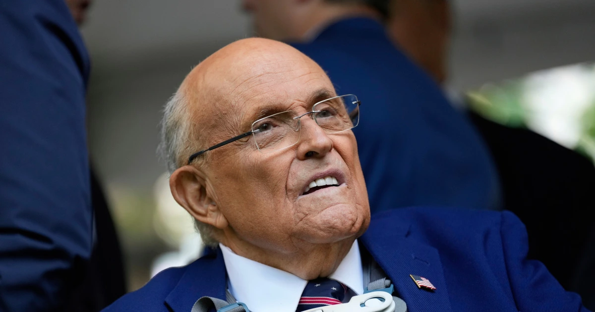 Former New York City Mayor Rudy Giuliani hospitalized. His condition is "critical but stable"according to his spokesperson