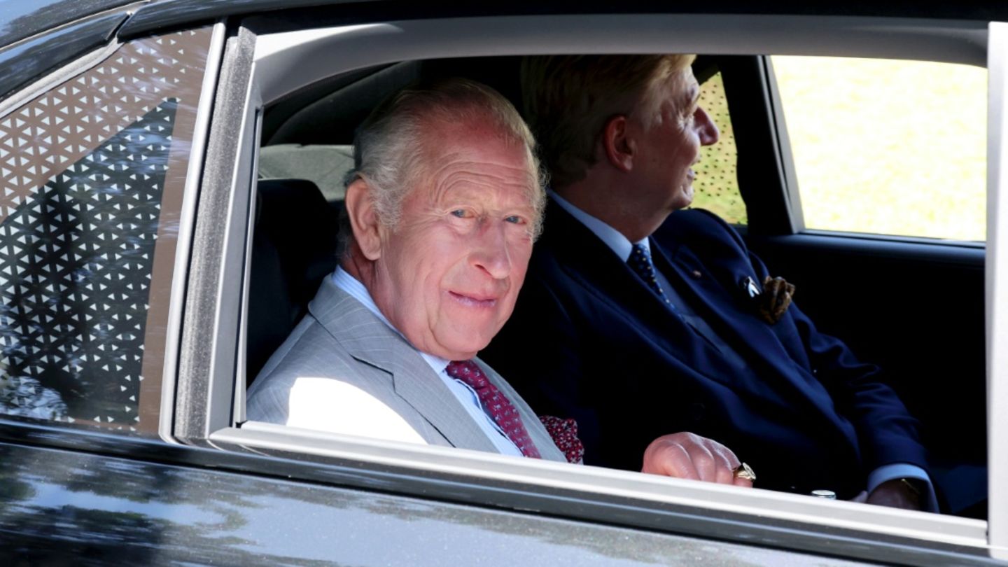 König Charles III. bei seinem Besuch auf Bermuda