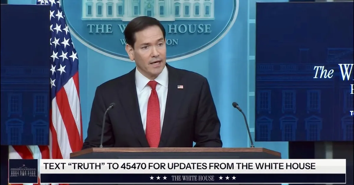 Marco Rubio explains in a video message that the US seeks a new relationship with the people of Cuba