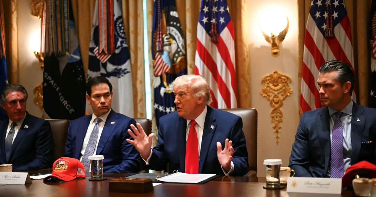 Trump rules out an agreement that would allow Iran to exercise control in the Strait of Hormuz