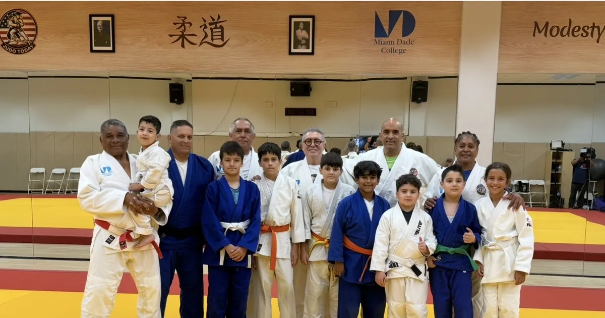 Between champions and masters: judo builds trust, respect and character in Miami