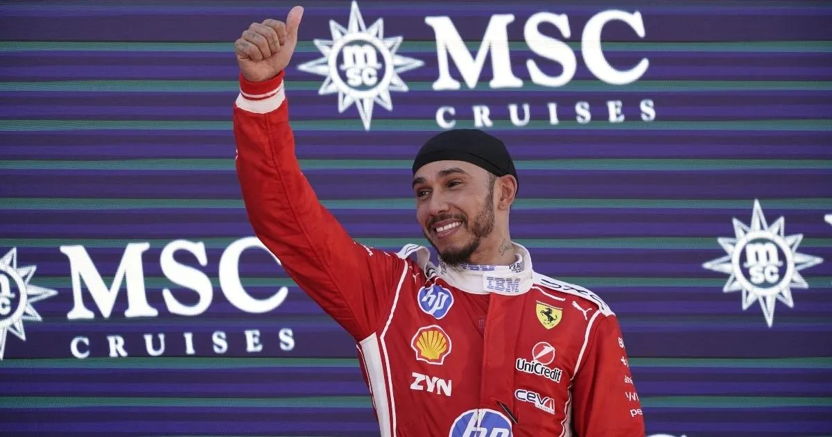 Lewis Hamilton gets his first victory with Ferrari