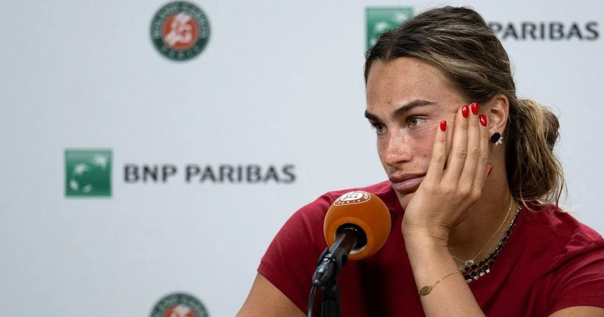 Sabalenka says goodbye to Roland Garros after falling into a "black hole"