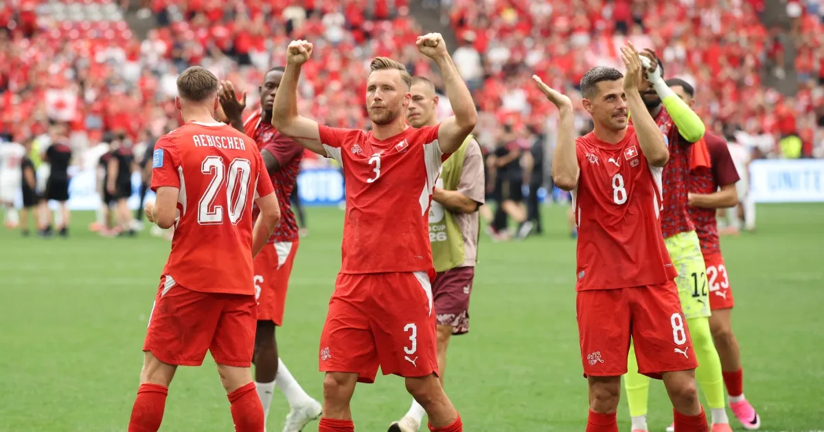 Switzerland secures first place in its group B with victory over Canada