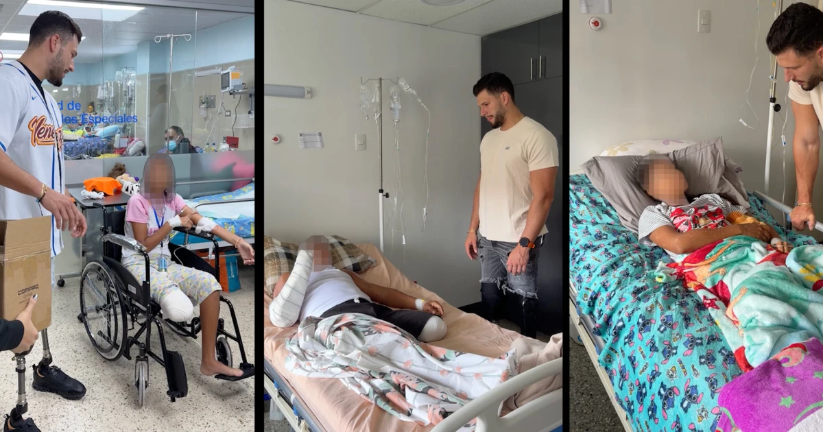 Amputee athlete Juan Pablo Dos Santos leads crusade for the mobility of survivors after earthquakes in Venezuela