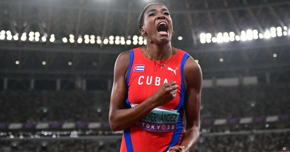 Cuban Leyanis Pérez wins the triple jump in Monaco with her best mark