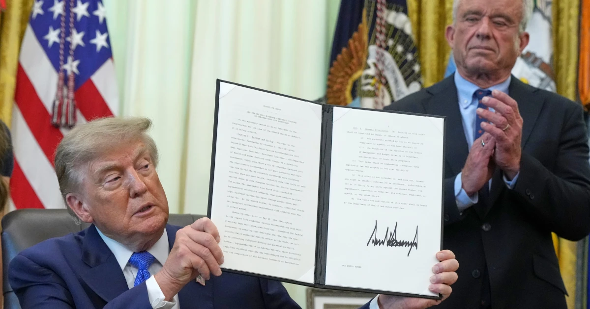 This is what pediatricians say about Trump's order that calls for reviewing childhood vaccines