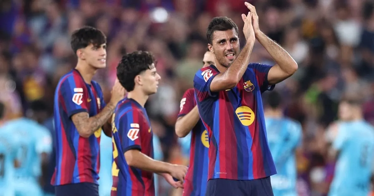 Rodri makes his big debut with Barcelona: "I'm very happy"