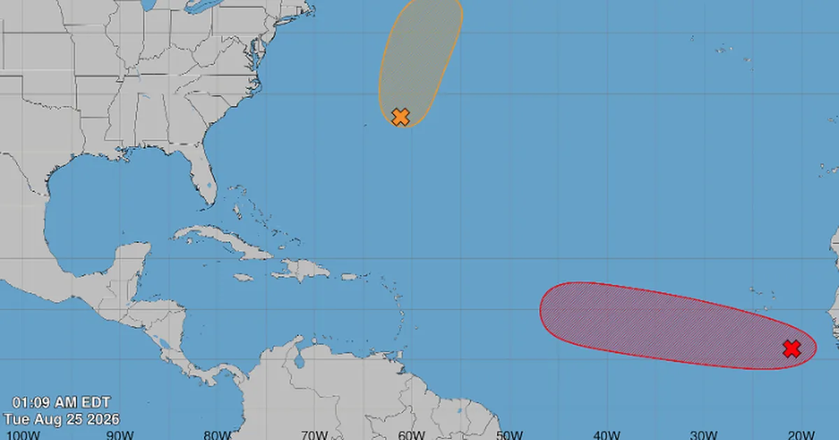 Tropical wave development potential in the Atlantic rises to 70%