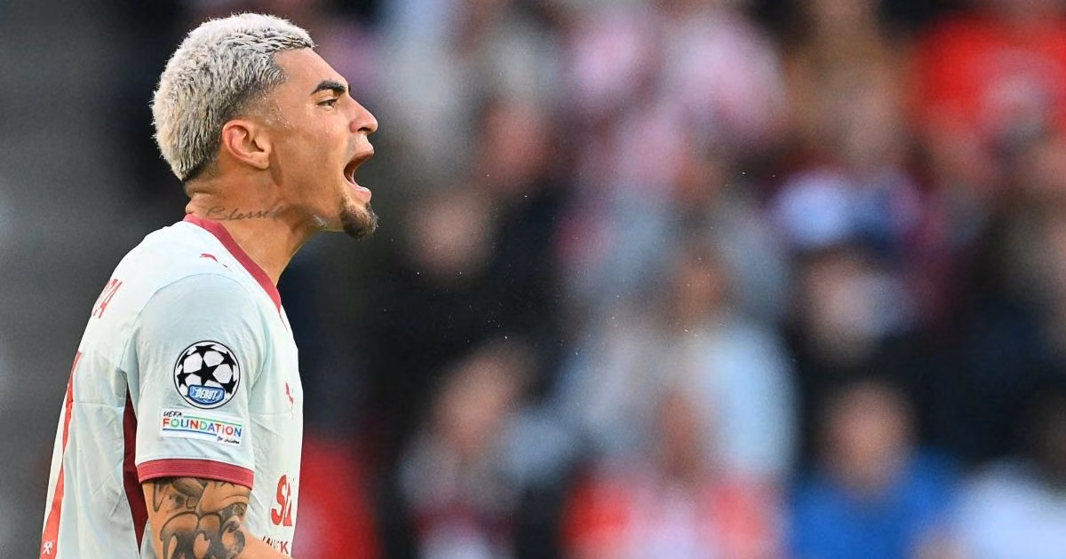 Venezuelan Mendoza debuts with a goal in the Champions League