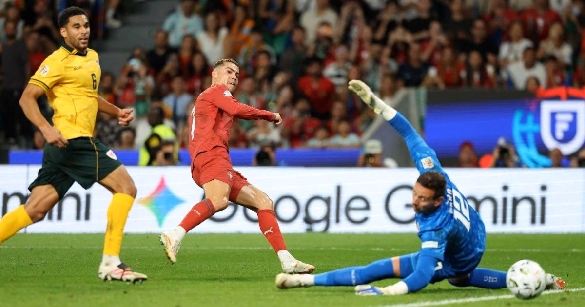 With Cristiano at the helm, Portugal starts the defense of its title in the Nations League on the right foot